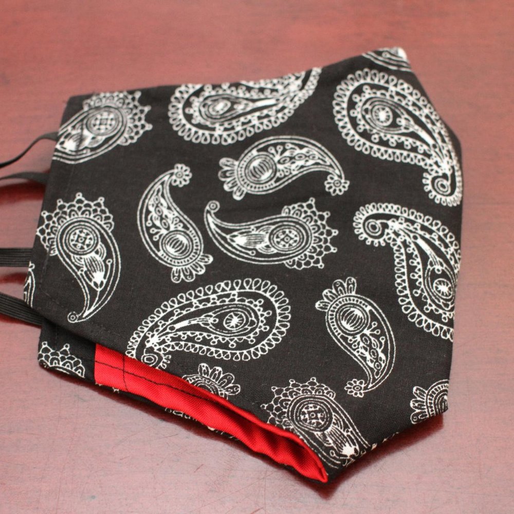 3 Pack 100% doubled cotton masks - Picture 2 of 5